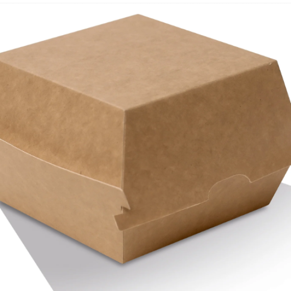 Kraft Burger Box – Eco-Friendly Takeaway Packaging