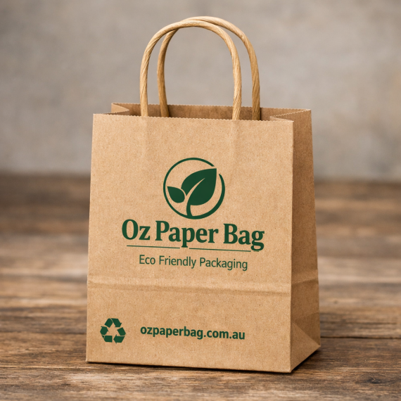 Small Kraft Carry Bag