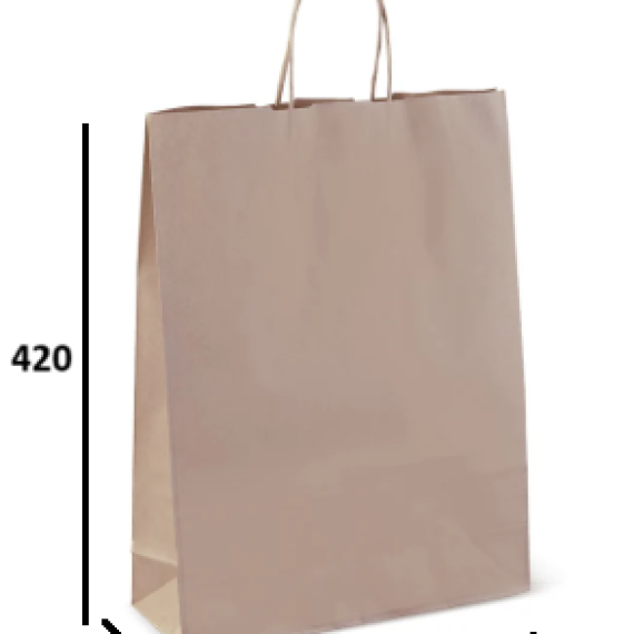 Medium Wholesale Kraft Carry Bag