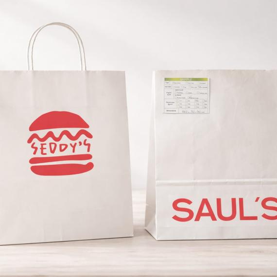 Custom Kraft Paper Carry Bag